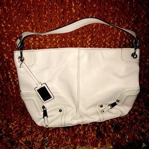Tignanello - Winter white large leather purse